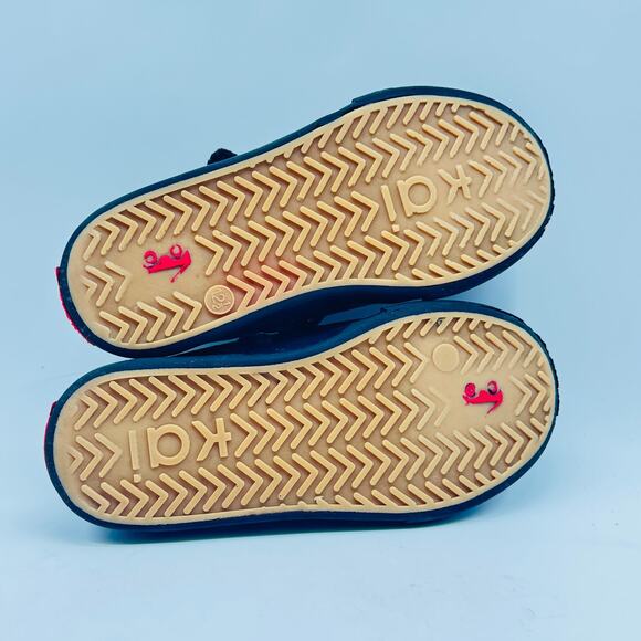 See Kai Run Girls 12.5c Brlack Canvas Polka Dot Mary Jane Little Kid Sneakers - Picture 8 of 10